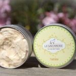 Intérieur de la boite de mousse karité mahina